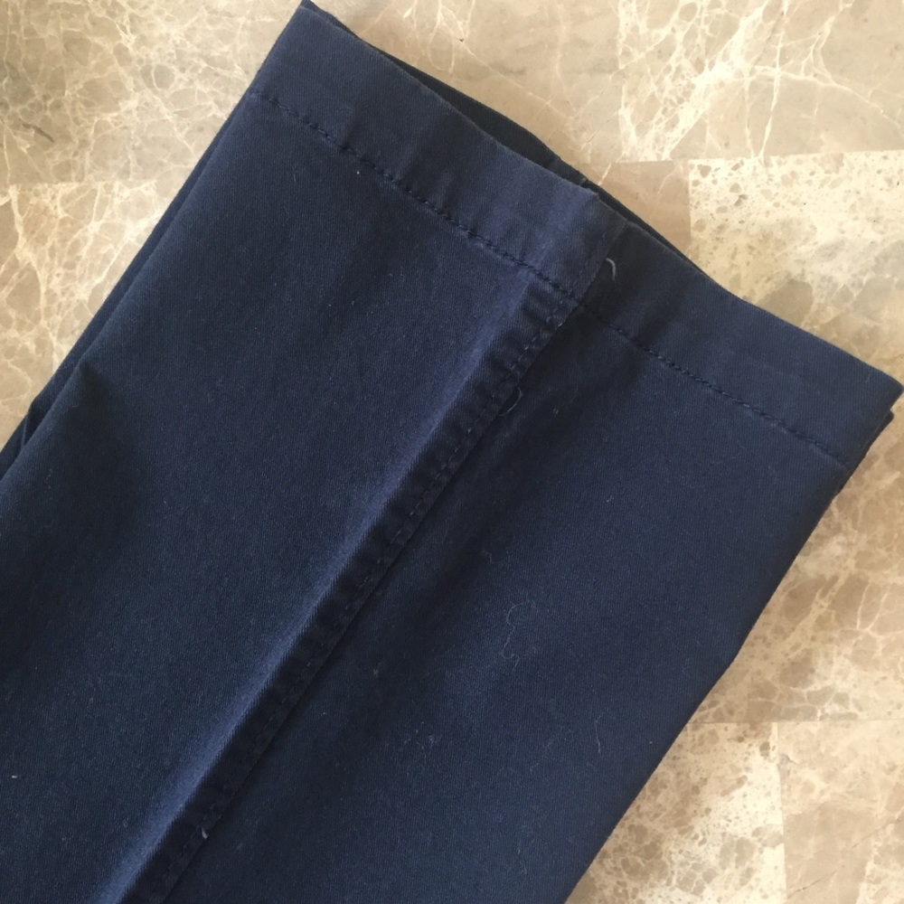 NEW OLD NAVY BOOT CUT KHAKIS PANTS SZ 6 WOMENS BLUE - Picture 5 of 7